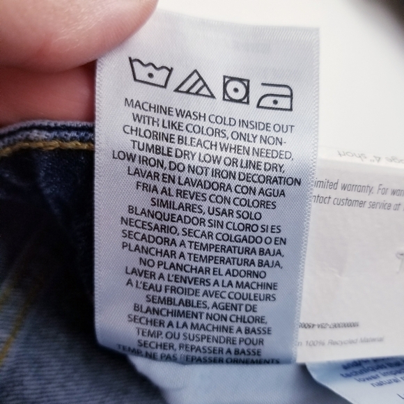 Wrangler High Rise Vintage 4" Denim Jean Shorts NWT - Picture 10 of 11